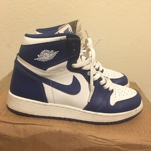 Jordan 1 “Storm Blue” Youth Size 6y